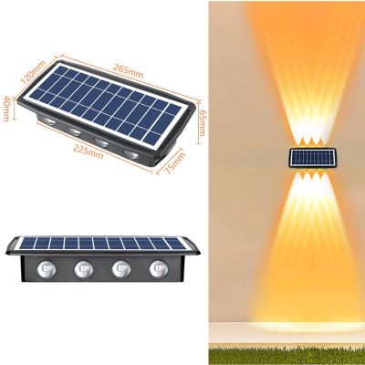 20 Watt Solar Güneş Enerjili Duvar Aplik Led Aydınlatma